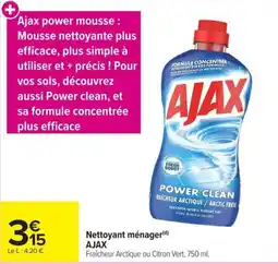 Carrefour AJAX Nettoyant ménager offre