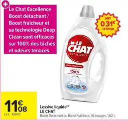 Carrefour LE CHAT Lessive liquide offre