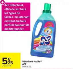 Carrefour ACE Détachant textile offre