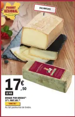 E.Leclerc ONETIK BRIQUE PUR BREBIS offre