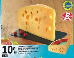 E.Leclerc Label Rouge Emmental Français offre