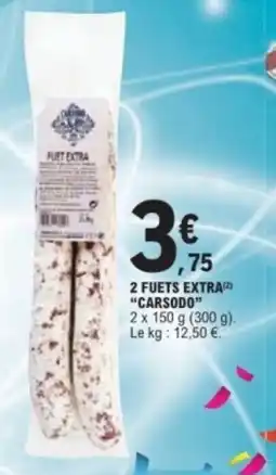 E.Leclerc CARSODO FUET EXTRA offre