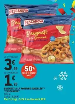 E.Leclerc PESCANOVA Beignets à la Romaine offre