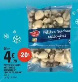 E.Leclerc Golfe et Océan Petites Seiches Nettoyées offre
