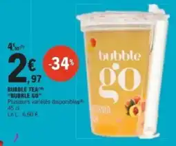 E.Leclerc bubble go BUBBLE TEA offre