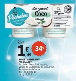 E.Leclerc Péchalou Yaourt Coco offre