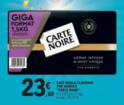 E.Leclerc CARTE NOIRE CAFÉ MOULU CLASSIQUE offre