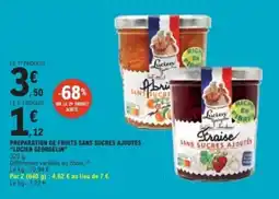 E.Leclerc Lucien Georgelin Préparation de fruits sans sucres ajoutés offre