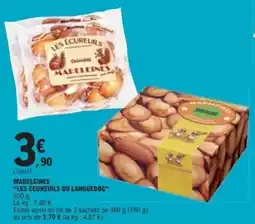 E.Leclerc LES ÉCUREUILS MADELEINES offre
