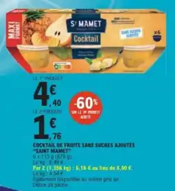 E.Leclerc ST MAMET Cocktail offre