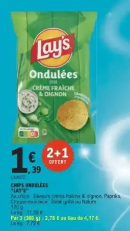 E.Leclerc Lay's Ondulées offre