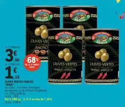 E.Leclerc IDOIA Olives vertes farcies offre