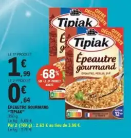E.Leclerc Tipiak Épeautre gourmand offre