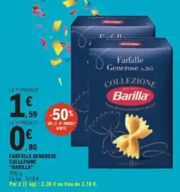 E.Leclerc Barilla Farfalle Generose offre