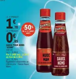 E.Leclerc AYAM Sauce pour nems offre