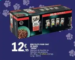 E.Leclerc Sheba Mini filets pour chat offre