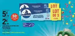 E.Leclerc Petit Navire Thon entier au naturel offre