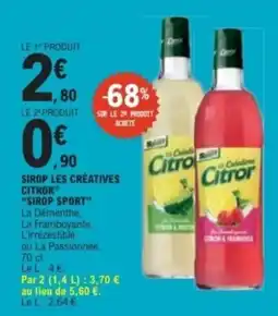 E.Leclerc Citror Sirop offre
