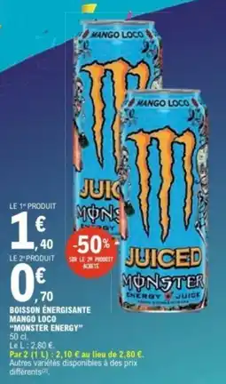 E.Leclerc MONSTER ENERGY offre