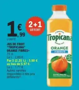 E.Leclerc Tropicana Jus de fruit offre