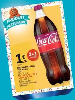 E.Leclerc Coca-Cola Soda saveur cerise offre