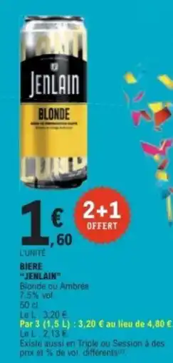 E.Leclerc JENLAIN BLONDE offre