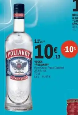E.Leclerc POLIAKOV VODKA offre