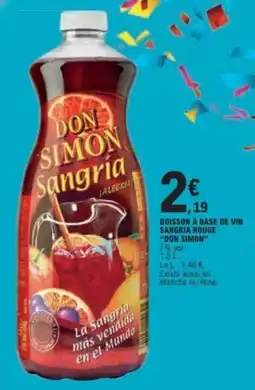 E.Leclerc DON SIMON Sangría offre