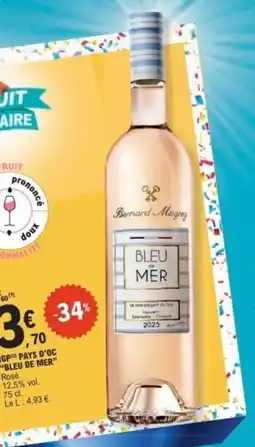 E.Leclerc Bernard Magrez BLEU DE MER offre