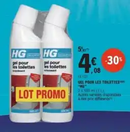 E.Leclerc HG gel pour les toilettes offre