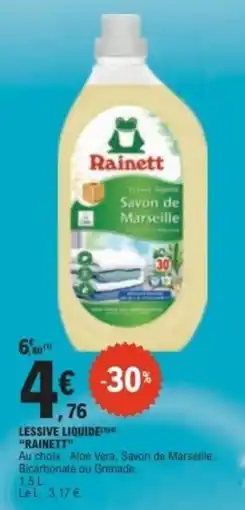 E.Leclerc Rainett Lessive liquide offre