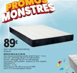 E.Leclerc Matelas delta offre