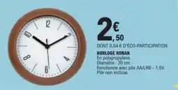 E.Leclerc HORLOGE RONAN offre