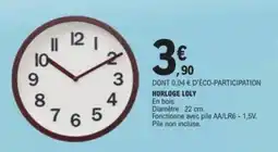 E.Leclerc HORLOGE LOLY offre
