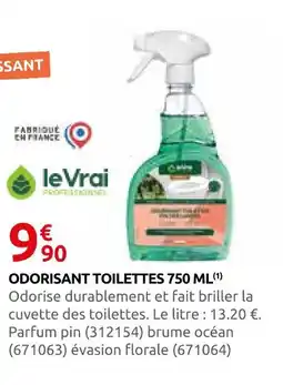 Rural Master Le vrai odorisant toilettes 750 ml offre