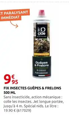 Rural Master Ko cide fix insectes guêpes & frelons offre