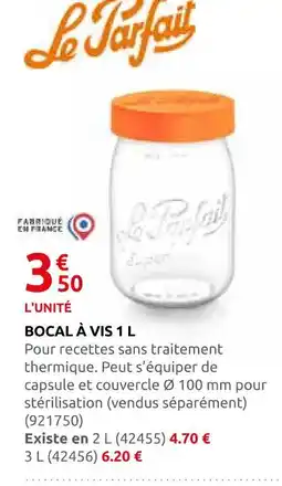Rural Master Le parfait bocal à vis offre