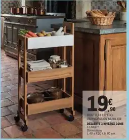 E.Leclerc DESSERT 3 NIVEAUX COME offre