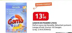 Rural Master Gama lessive en poudre 3 en 1 offre
