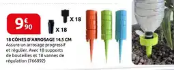 Rural Master 18 cônes d'arrosage 14.5 cm offre
