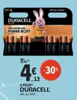E.Leclerc DURACELL PILES offre