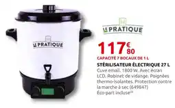 Rural Master Le pratique stérilisateur électrique 27 l offre