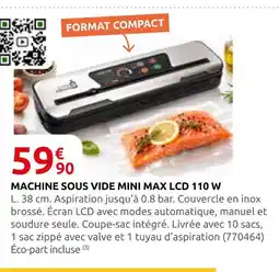 Rural Master Machine sous vide mini max lcd 110 w offre