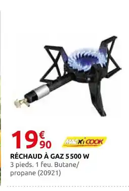 Rural Master Macxi cook réchaud à gaz 5 500 w offre