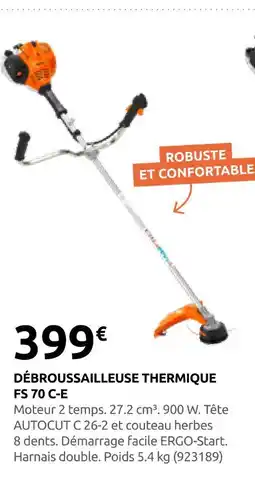 Rural Master Stihl débroussailleuse thermique fs 70 c-e offre