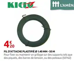 Rural Master Fil d'attache plastifié ø 1.40 mm - 50 m offre
