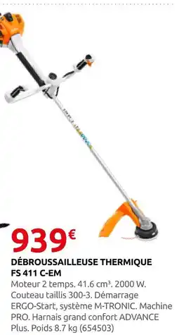 Rural Master Stihl débroussailleuse thermique fs 411 c-em offre
