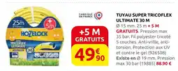 Rural Master Hozelock tuyau super tricoflex ultimate 30 m offre