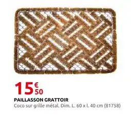 Rural Master Paillasson grattoir offre