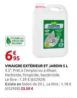 Rural Master Starwax vinaigre extérieur et jardin 5 l offre